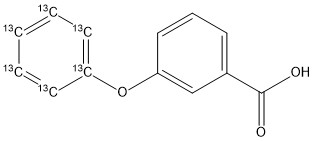 3-Phenoxybenzoic acid-[phenoxy-13C6]
